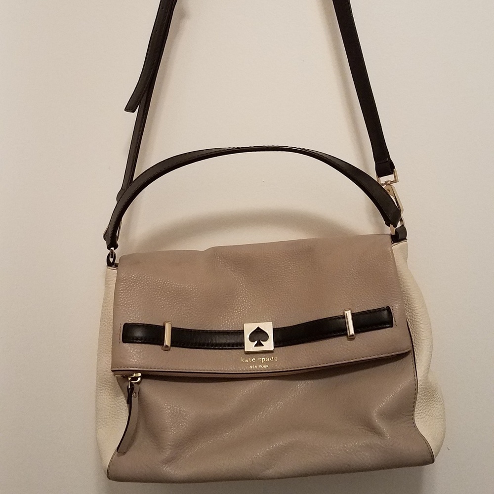 Kate Spade purse.  Classic neutrals.